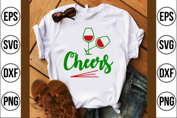 Cheers Graphic for T-Shirt Designs & More