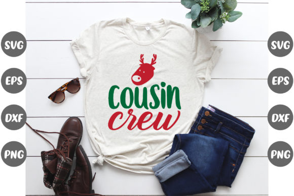Christmas Design Cousin Crew: T-Shirt Graphics