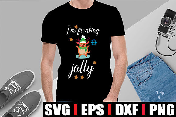 I'm Freaking Jolly Graphics & T-Shirt Designs