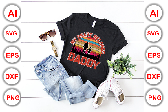 Printable Father s Day T-Shirt Design Graphics Review